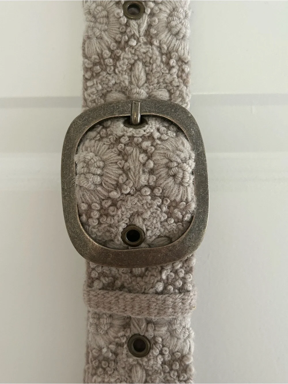 Jenny Kraus Desert Embroidered Wool Belt
